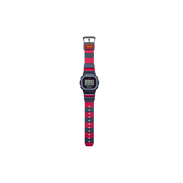 Casio G-Squad Subcrew Специальное сотрудничество Подводная лодка + Часы-кукла Коробка Кварцевый механизм Ремешок из смолы Мужские часы Серый DW-5600SSC20-1PRSSS