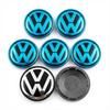 4pcs 55mm 56mm 65mm 70mm 76mm Car Wheel Center Caps Hubcap Cover for VW Volkswagen Jetta MK5 Golf Passat styling 3B7601171 zq6