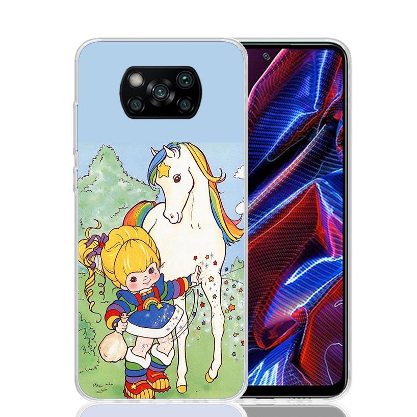 R-Rainbow Cute Brite Phone Case For Xiaomi Poco X7 X6 X5 Pro F7 Ultra Redmi 15C 15 13 13C 12 12C 10 10A 10C 9 9A 9C 9T Cover Poc