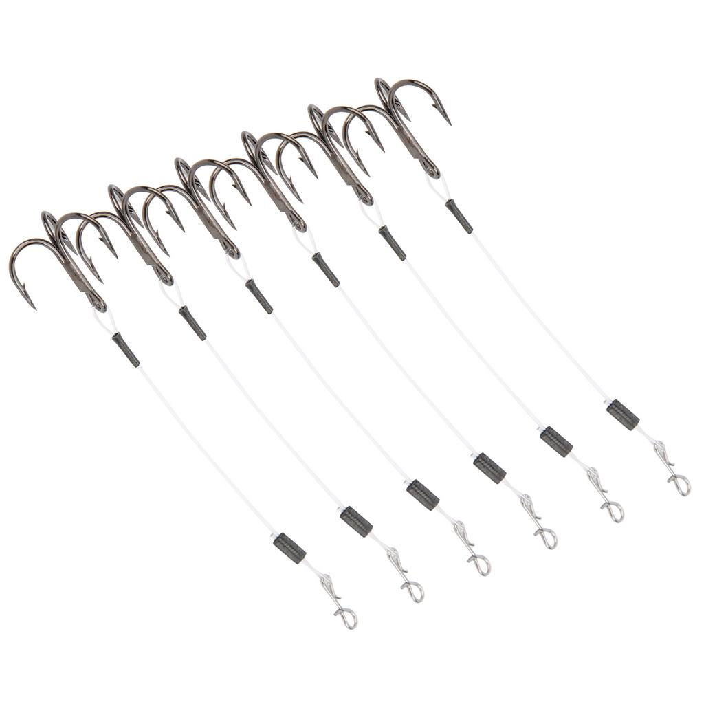 2 шт. SGWLPK110 10 см Рыболовный поводок Тройной крючок Жало Мягкая приманка для ловли на приманку