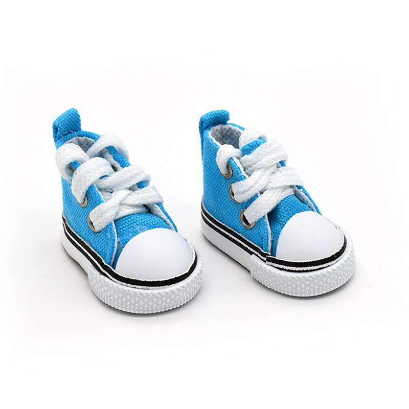 1 пара, 5 см 1/6, джинсовая ткань ручной работы, обувь для кукол, 18 дюймов, милая мини-кукла, игрушечные аксессуары, разноцветные