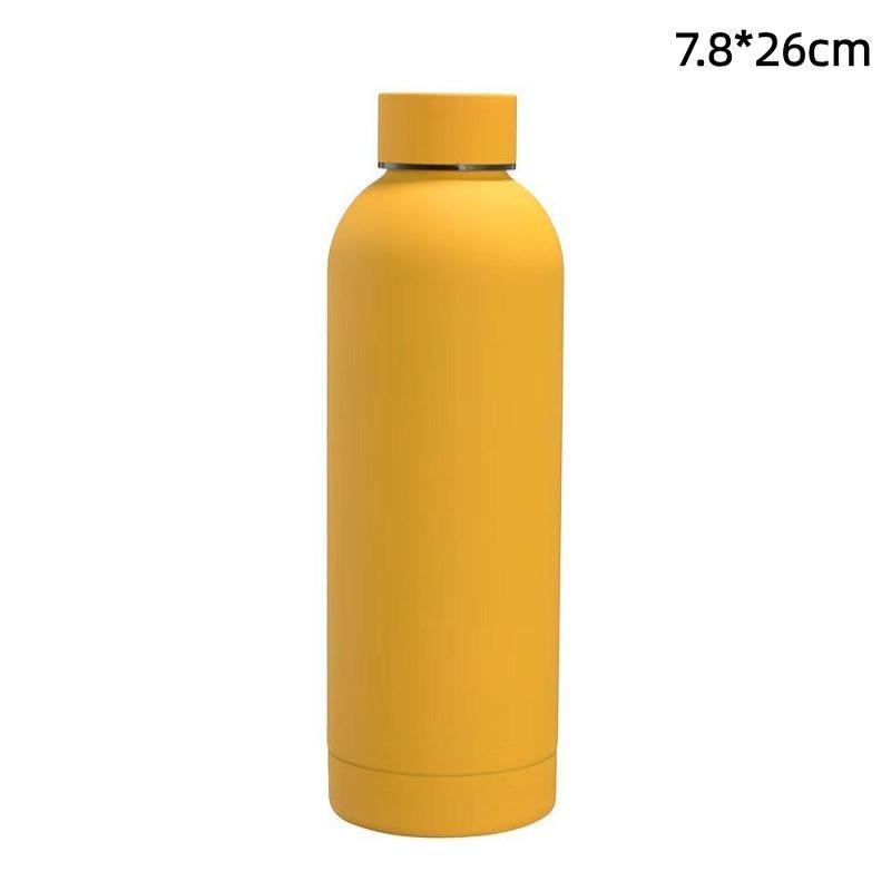 Insulated Stainless Steel Water Bottle Double Wall Vacuum 500 750ml Personalized Gift for Fitness Enthusiasts Daily Use
