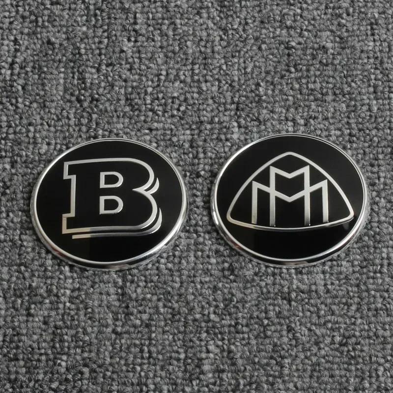 BAPG7 Наклейка на автомобиль Горячая Для Mercedes Benz 1 шт. 52/58/73 мм Maybach BRABUS Значок руля Эмблема Декоративная наклейка Для Mercedes ben