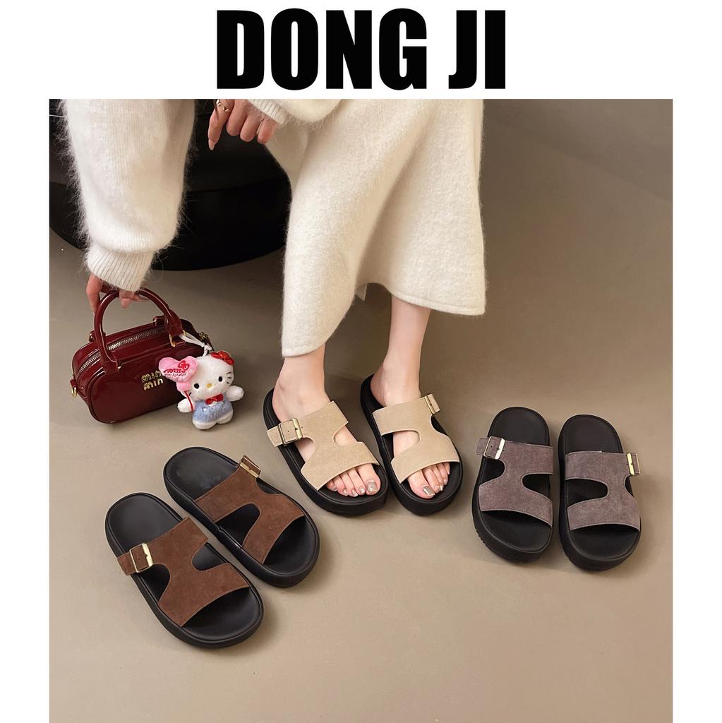 Толстые подошвы классные тапочки женская летняя модная одежда сандалии с мягкой подошвой женские 2025 новые интернет знаменитости повседневные пляжные тапочки женские