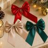 10Pcs Red Christmas Tree Bows Pendant 20 Cm Christmas Tree Decoration Charms  for Party
