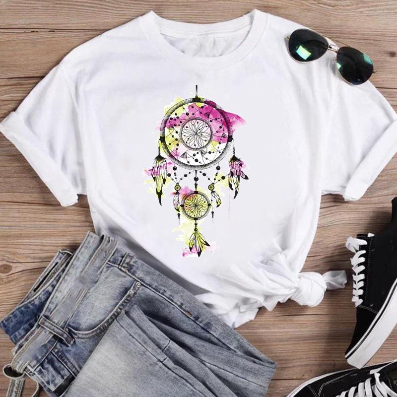 Одежда Повседневная футболка с коротким рукавом Music Love Trend в стиле 90-х годов с принтом Летняя модная футболка Женская женская футболка с рисунком