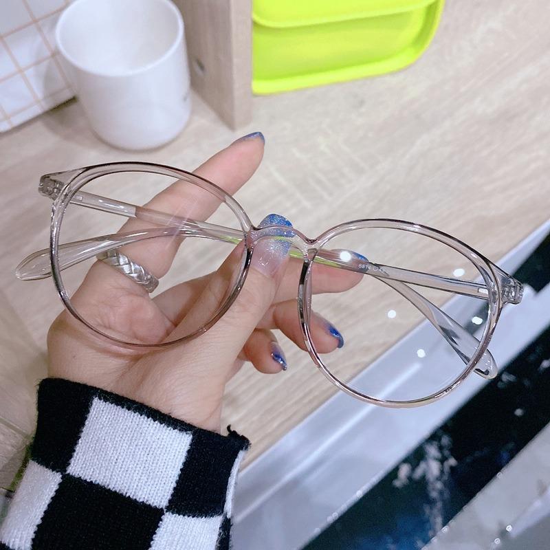 Очки Защита глаз от синего света Корейские для мобильного телефона компьютера Антирадиационные очки Металлическая оправа Очки [