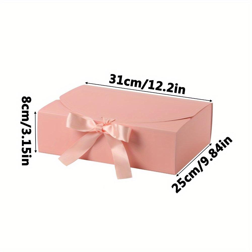 6 шт. Подарочные коробки с крышками и лентой, коробки для подарков на день рождения, коробка для предложения руки и сердца подружке невесты, складные подарочные коробки из крафт-бумаги, подарочная упаковочная коробка на День матери