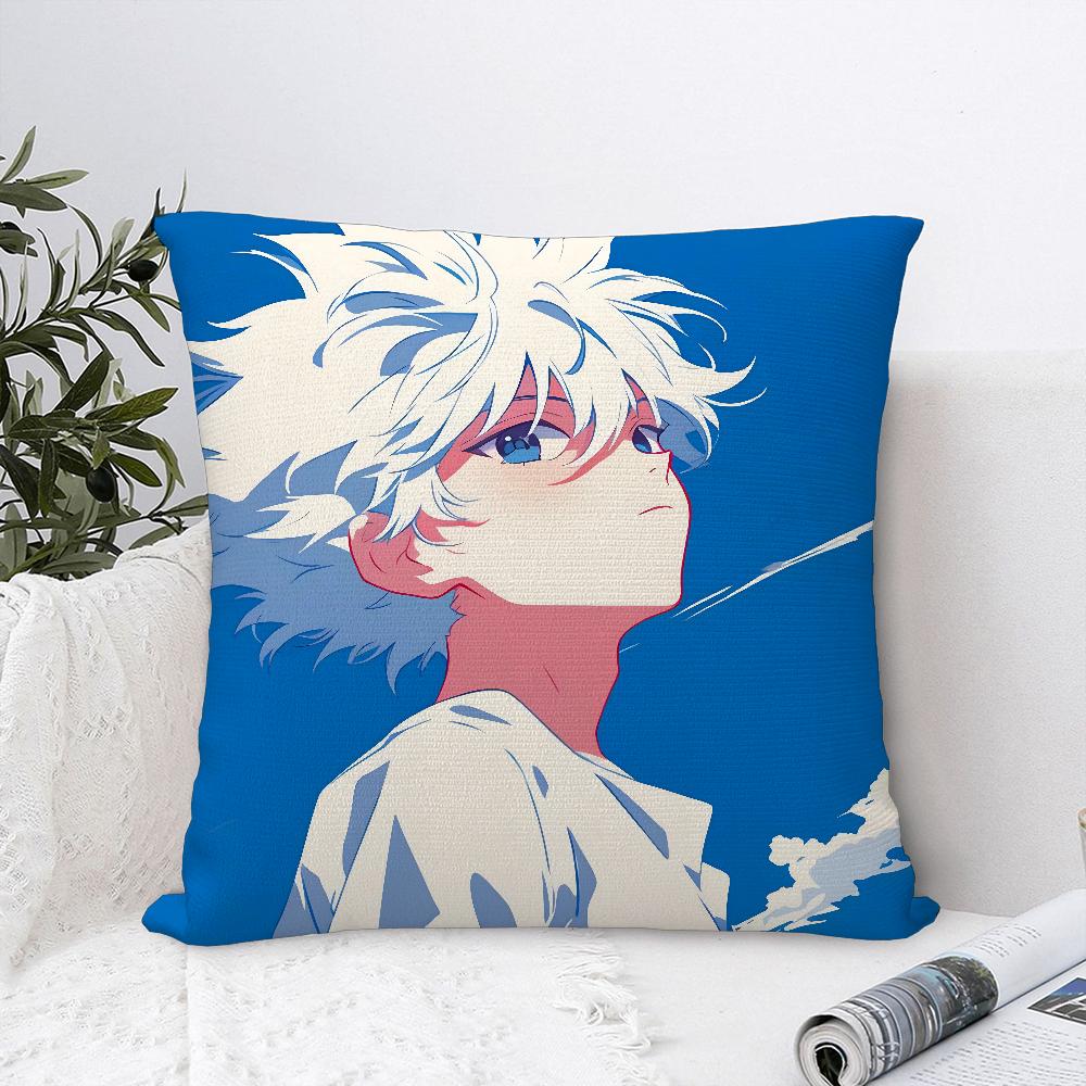 Аниме H-Hunter x Hunter Наволочка Плюшевая Ткань Мягкая Наволочка Двусторонняя Печать Чехол для Подушки Чехол для Декоративной Подушки