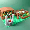 Городская Ферма Строительные Блоки MOC Животные Свинья Блоки Монтессори Игрушки для Детей Подарок Совместимые Friends Классические DIY Кирпичики Игрушки