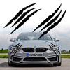 Наклейка на автомобиль Ghost Claw Виниловая наклейка на капот автомобиля Креативная модификация Светоотражающая наклейка Царапины дьявольской лапы Декоративные наклейки для автомобиля