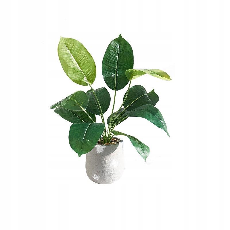 Artificial Potted Plant Realistic 45Cm Spathiphyllum For Home Office