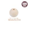 Fenrry 30-500 шт. 8-22 мм натуральные деревянные бусины круглые разделительные бусины россыпью для изготовления ювелирных изделий своими руками поделки аксессуары ручной работы