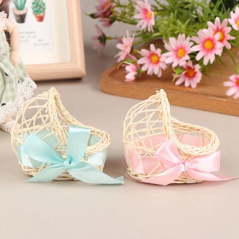 Украсить аксессуар Детская кроватка Детская кроватка 1:12 Игрушки Мебель для кукольного домика Детская кроватка Постельный набор