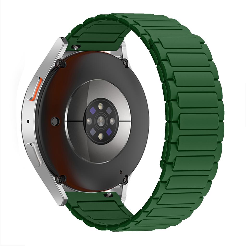 18mm 20mm 22mm Silicone Strap for Huawei Watch GT6 GT5 6Pro GT4 46mm Magnetic Band for Samsung Galaxy Watch 7 6 5 4 Classic 5Pro