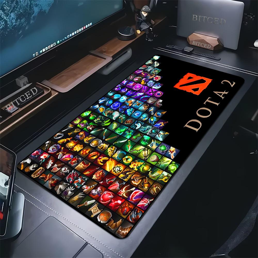 XXL Коврик для мыши игры DOTA Расширенный коврик для мыши Офисные компьютерные аксессуары Прочный настольный коврик Противоскользящая резиновая ткань Клавиатурные коврики