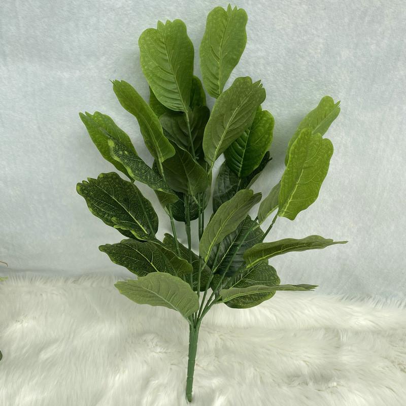 Искусственное зеленое дерево с 26 листьями для декора дома и создания фотосцены
