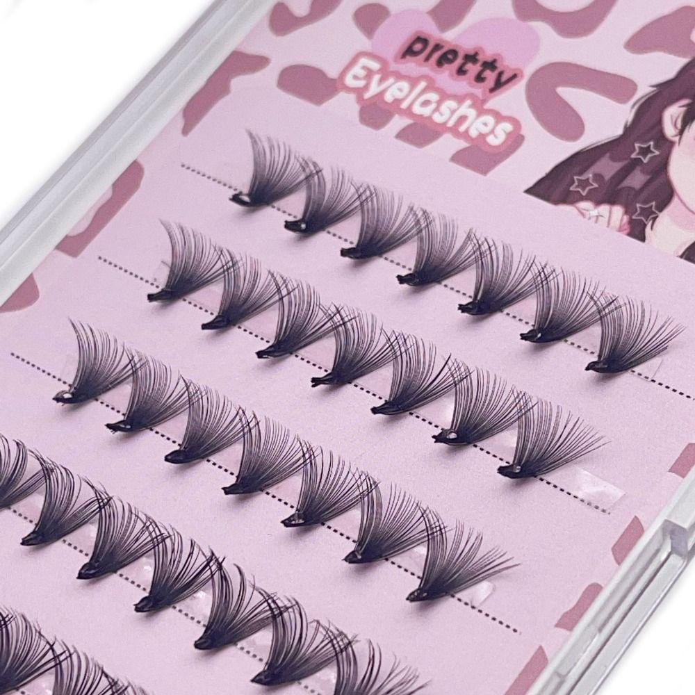Self Adhesive Press On Lashes No Glue Needed Self Adhesive Lash Clusters  for Beginners