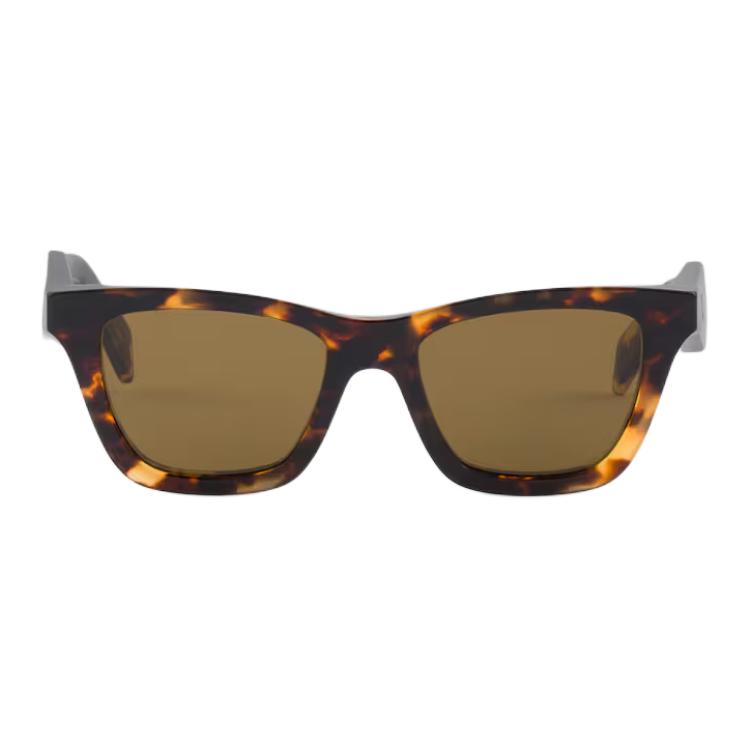 Prada Brand Logo Recycled Bio Acetate Square Sunglasses Unisex sunglasses Honey-Tortoiseshell SPRC07_E14L_FE09Z_C_051