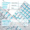 RK ROYAL KLUDGE RK96 96 Keys Hot Swapable Mechanical Wireless Bluetooth Mechanical Keyboard with Magnetic Wrist Blue Backlight 90% BT5.0/2.4G/USB-C