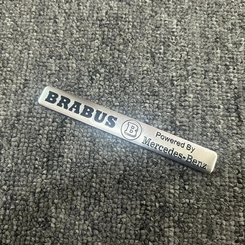 Aluminum Car Badge Sticker Accessories For Mercedes Benz AMG Brabus Maybach Smart W204 GLC CLA GLK W205 W203 W206 W108 W124 W126 BJ1