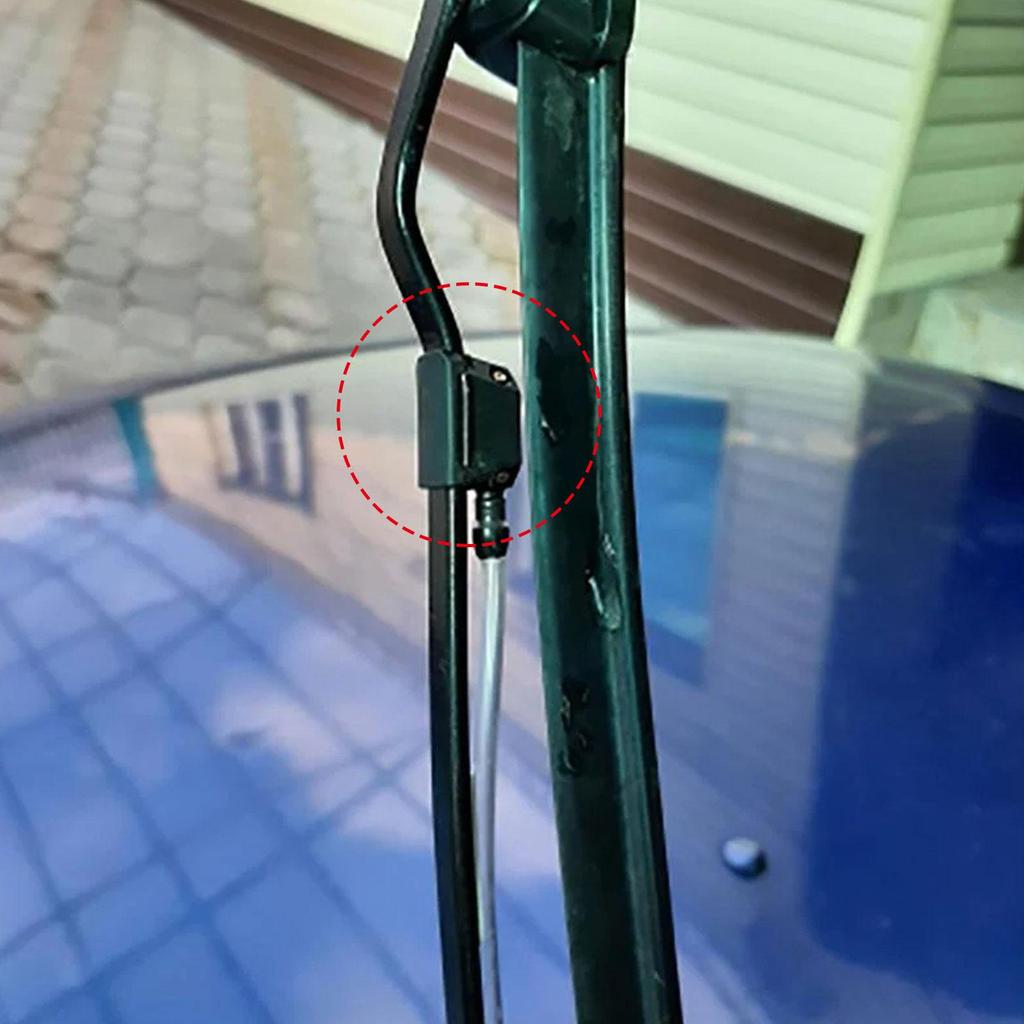 2pcs Car Windscreen Wiper Spray Jets Nozzles Spray Front Nozzle2pcs Water Glass Windshield In N L9A3