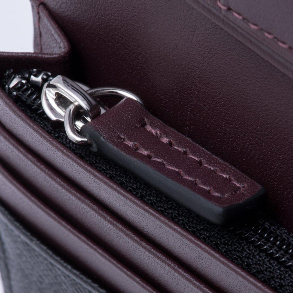 Lanvin Collection Couleur de Vin Длинный кошелек-бифолд JLMW0GT1 Черный