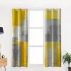 Картина маслом Абстрактные геометрические желтые занавески на окна Домашний декор Занавески для гостиной Ванная комната Спальня Оконные занавески