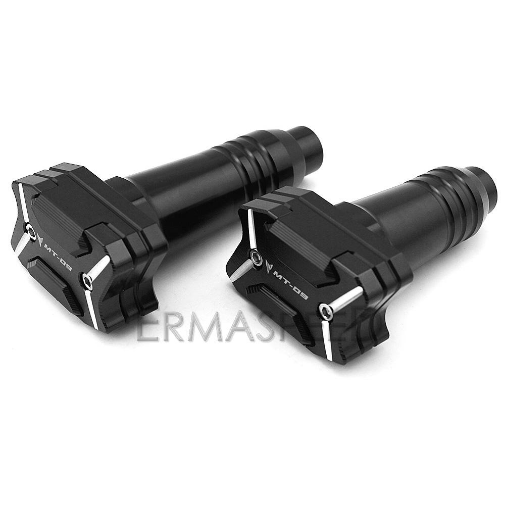 MT-09 мотоциклетная защита от падения, рама, ползунки, алюминиевые аксессуары для мотоциклов с ЧПУ для MT09