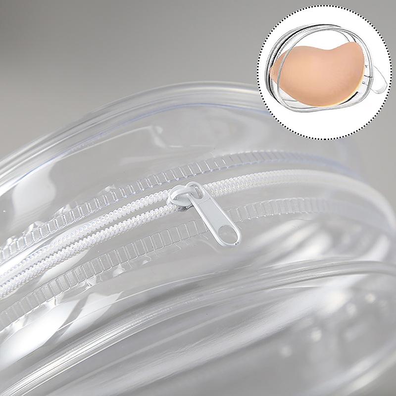 ПВХ прозрачный нагрудный мешок для хранения кукол, мешок для хранения пыли на открытом воздухе, водонепроницаемый органайзер для косметики, утолщенный кошелек