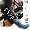 CSPD Summer Cycling Bib Shorts: Men's & Women's Black and White Road Bike Five-Point Pants