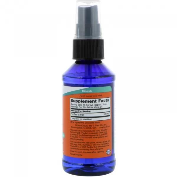 Now Foods SILVER SOL, 10 PPM ЖИДКОСТЬ, 50 мкг
