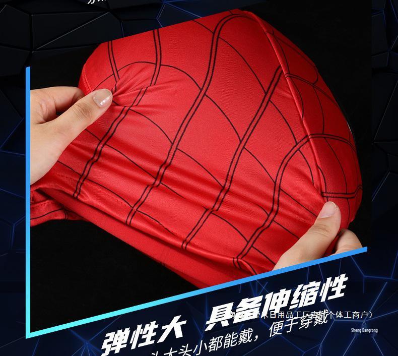 Spiderman Movable Eye Blinking Luminous Mask Helmet for Christmas