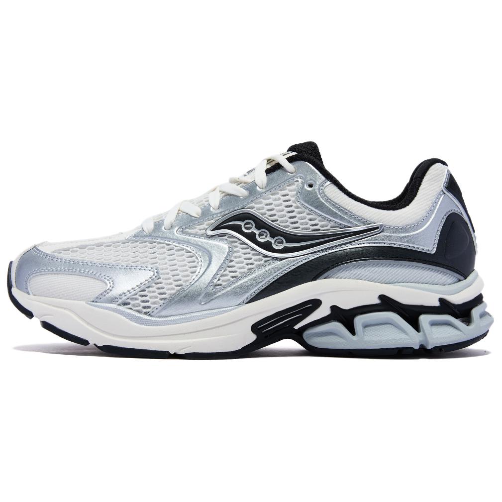 SAUCONY GRID FUSION Дышащие Повседневные Беговые Кроссовки Унисекс Белый Серебристый S79093-5