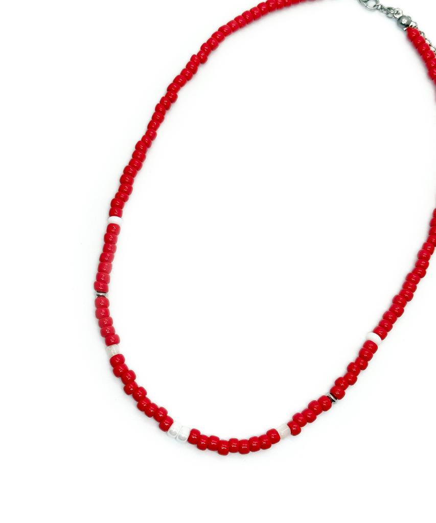Ожерелье Monoflux Pulse Red_Сигнальный красный