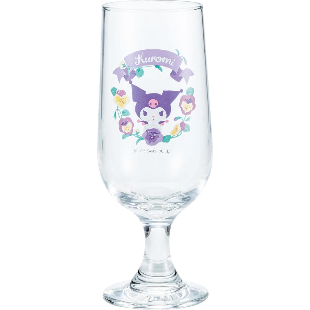 Sanart Sanrio Kuromi Glass Soda Glass 270 мл Разные товары Товары Sanrio Gift Present Сделано в Японии (САНРИО) приблизительно. SAN4216-4