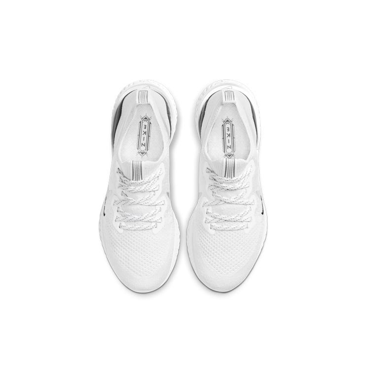 (WMNS) Nike Epic React Flyknit 2 'White Metallic Silver' Women's CQ5411-140