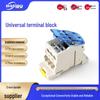 UK Short-Circuit Wire Junction Box: Flame-Retardant, Rail-Mounted Quick Connection Terminal