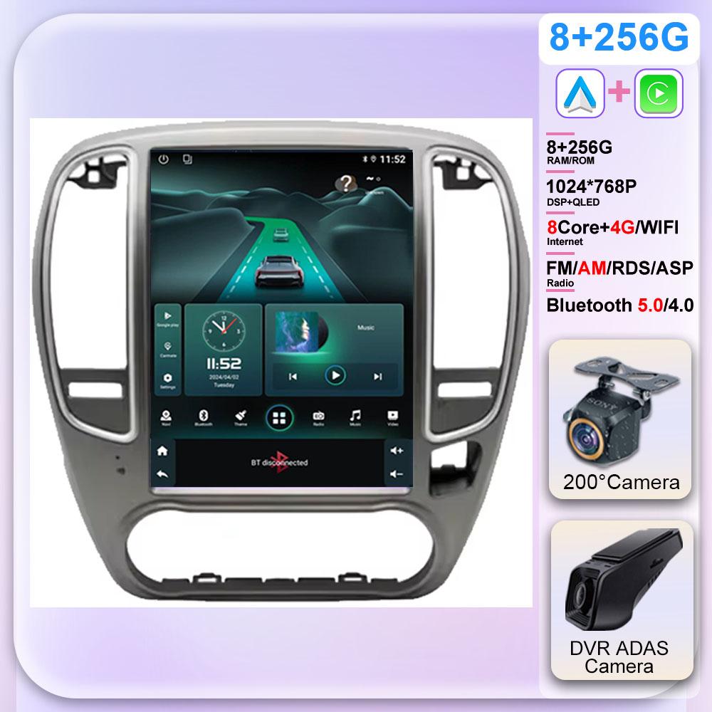 9,7-дюймовый Android 13 для Nissan Bluebird Sylphy G11 2005 - 2012 Автомобильный радиоприемник Авто Мультимедийный плеер GPS Навигация Carplay 5G WIFI