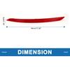 Rear Right Side Bumper Reflector No.92406F2000 Bumper Reflector Side Marker for Hyundai Elantra 2017-2018 Red