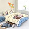 Cute Rabu Cloth Quilt Cover Pillow Case Cartoon Bedding Set 2/3pcs Single Double Bed Bedroom Decoration, Boy Girl Gift