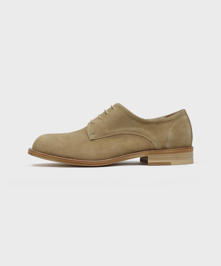 Firenze Atelier [Red Sole] Contemporary Wrinkle Derby 1600 [Ash Beige Suede]
