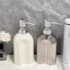 Многоразовая керамическая бутылка для жидкого мыла для рук, нажимного типа, бутылки для хранения жидкого лосьона, бытовая