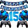 Game Themed Balloon Set Gamepad Birthday Anniversary Arrangement Game Party Celebration Supplies