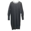 PLAIN PEOPLE 100% Wool Long Sleeve Knit Long Dress 3 Gray Women Used