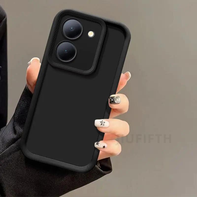 Чехол для Xiaomi Poco M7 Pro 5G Для PocoM7Pro Little M 7 M7Pro Чехлы для телефонов Матовая Защита с эффектом кожи Противоударная Задняя крышка Capa