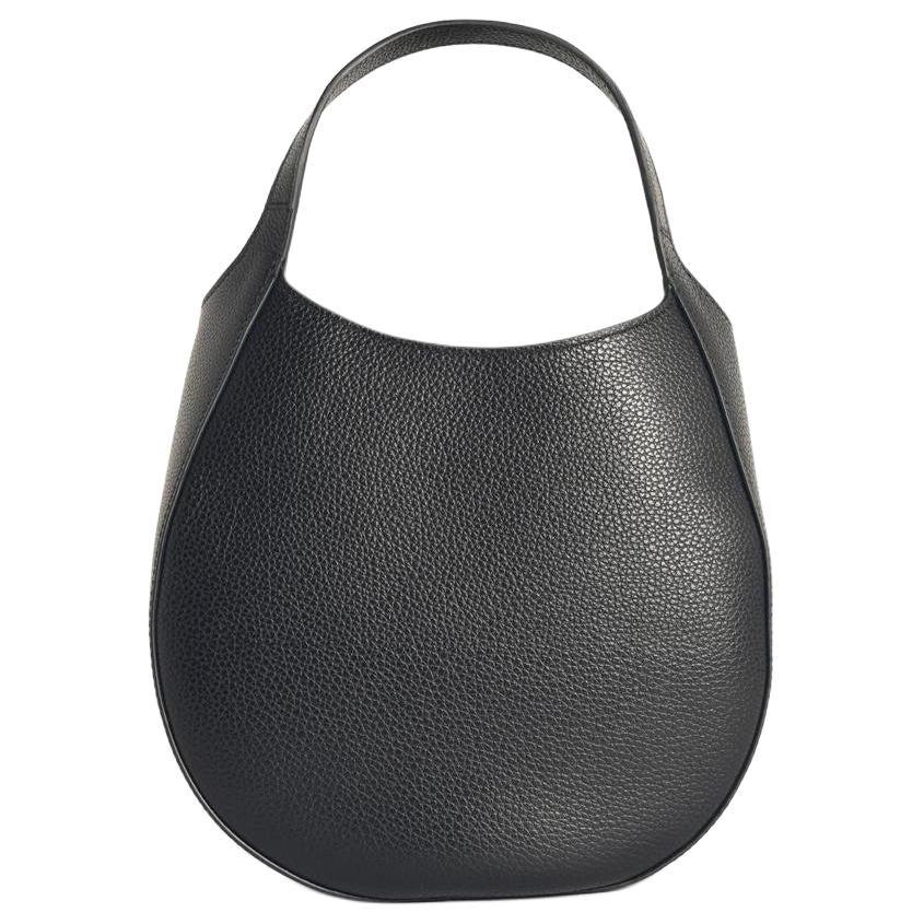 LONGCHAMP Le Foulonne Cow Leather One Shoulder Handbag Small Women's Black 10328021001