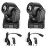 2pcs/set 30W LED Moving Head Stage Light DMX512 Disco Pub Party Effect Lights