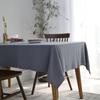 100% хлопок скатерть однотонная чистая цветная скатерть для прямоугольного стола крышка детского душа кухонные вечеринки рождественский декор
