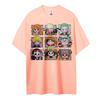 ONE PIECE Peripheral Products Mens Oversized Tshirt Street Version Mens and Womens Summer Casual Trendy Brand Top Colthing